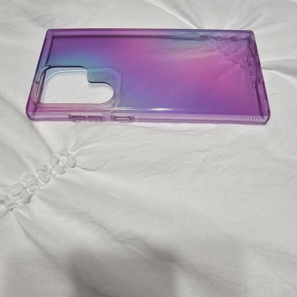 Purple and Blue Gradient Phone Case with Glossy Finish For Samsung S23 Ultra - Picture 3 of 3